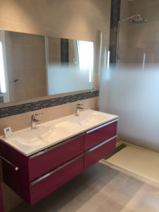 Réalisation Aqua'Rénov : après rénovation de salle de bains aux Sorinières
